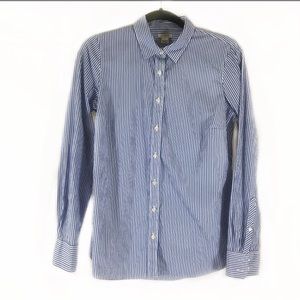 J. Crew Women’s Button Down Striped Blouse- Size S